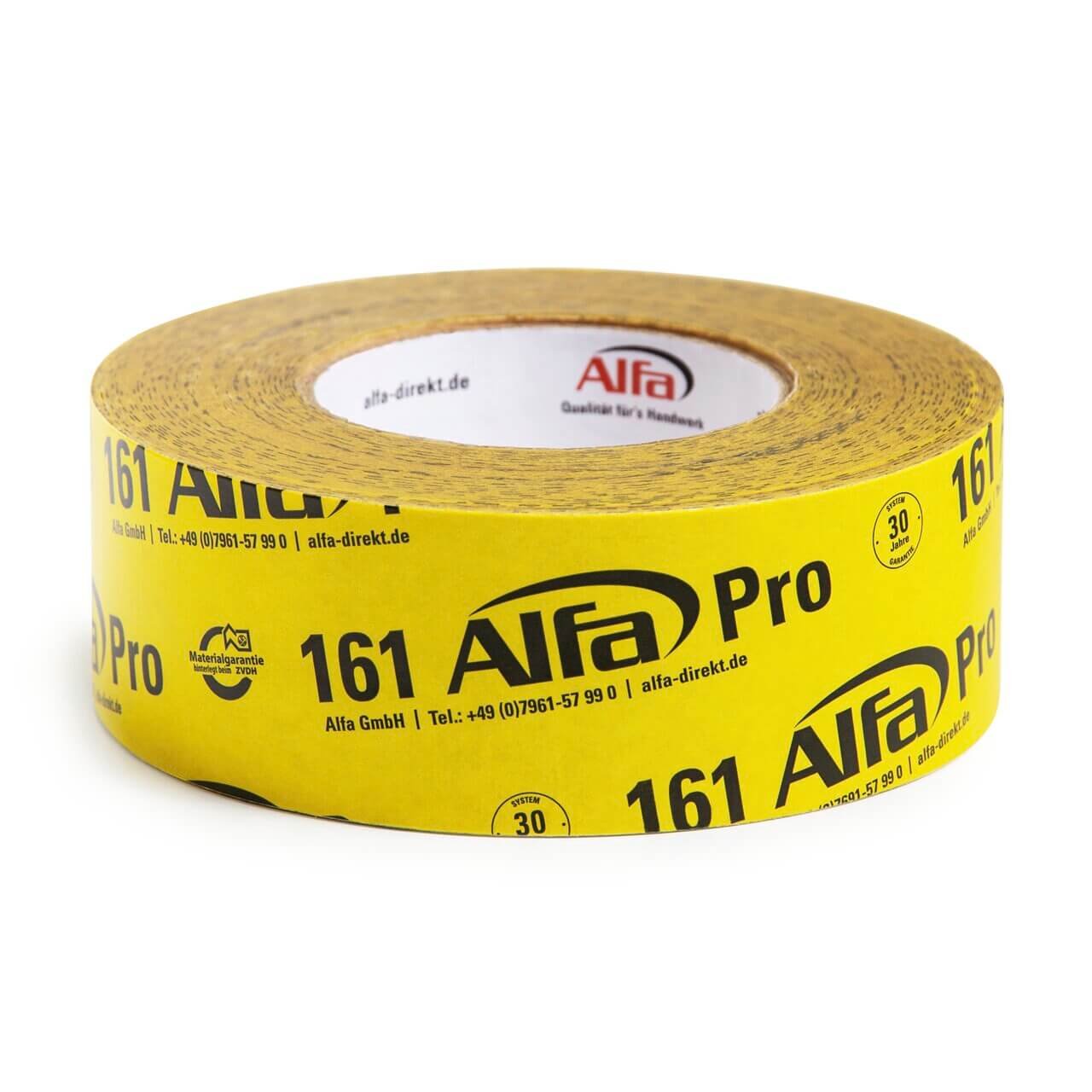 1 x Alfa Pro Spezialpapierband 50 mm x 25 m | Klebeband Dach | zum Verkleben von Überlappungen und Stoßfugen | Spezialklebeband Dampfbremse