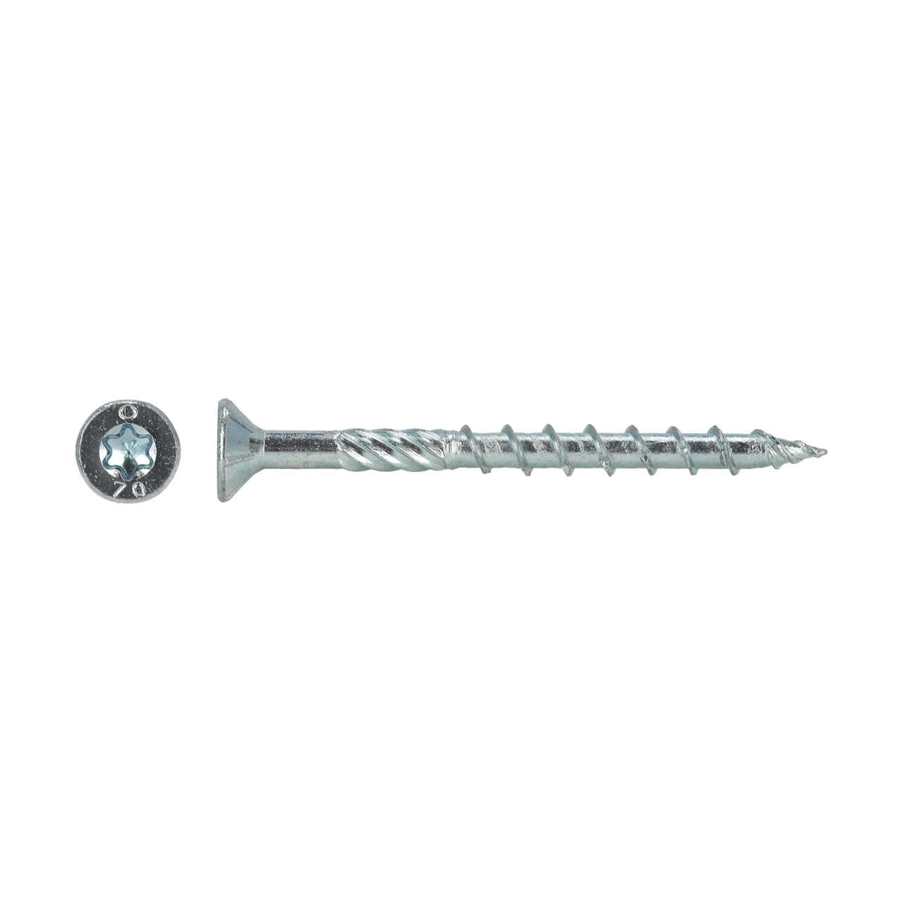 400 x Alfa Holzbauschrauben SK-TG-V | 6,0 mm x 120 mm TX30 | Verzinkte Holzbauschraube mit Senkkopf und Teilgewinde | Senkkopfschrauben Torx Schrauben