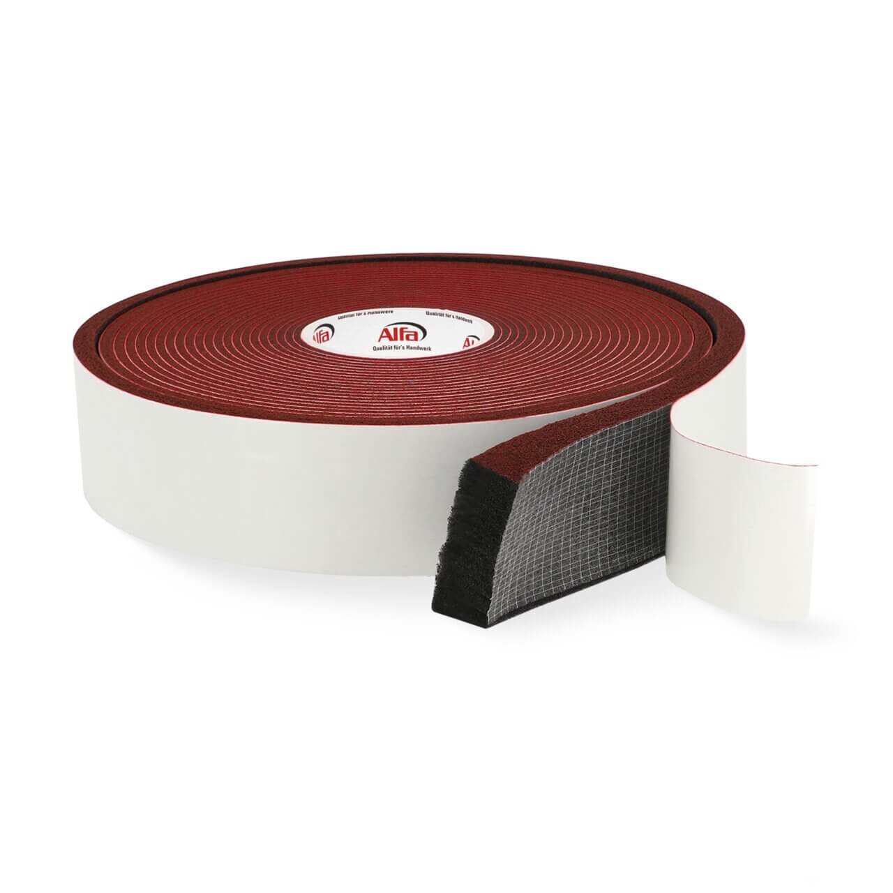 6x Alfa Fultra-Trio MF1 | 10 m | Bandbreite x Fugenbreite: 64 mm, 9-24 mm | vorkomprimiertes Multifunktionsfugendichtband | geprüfte 3-Ebenen