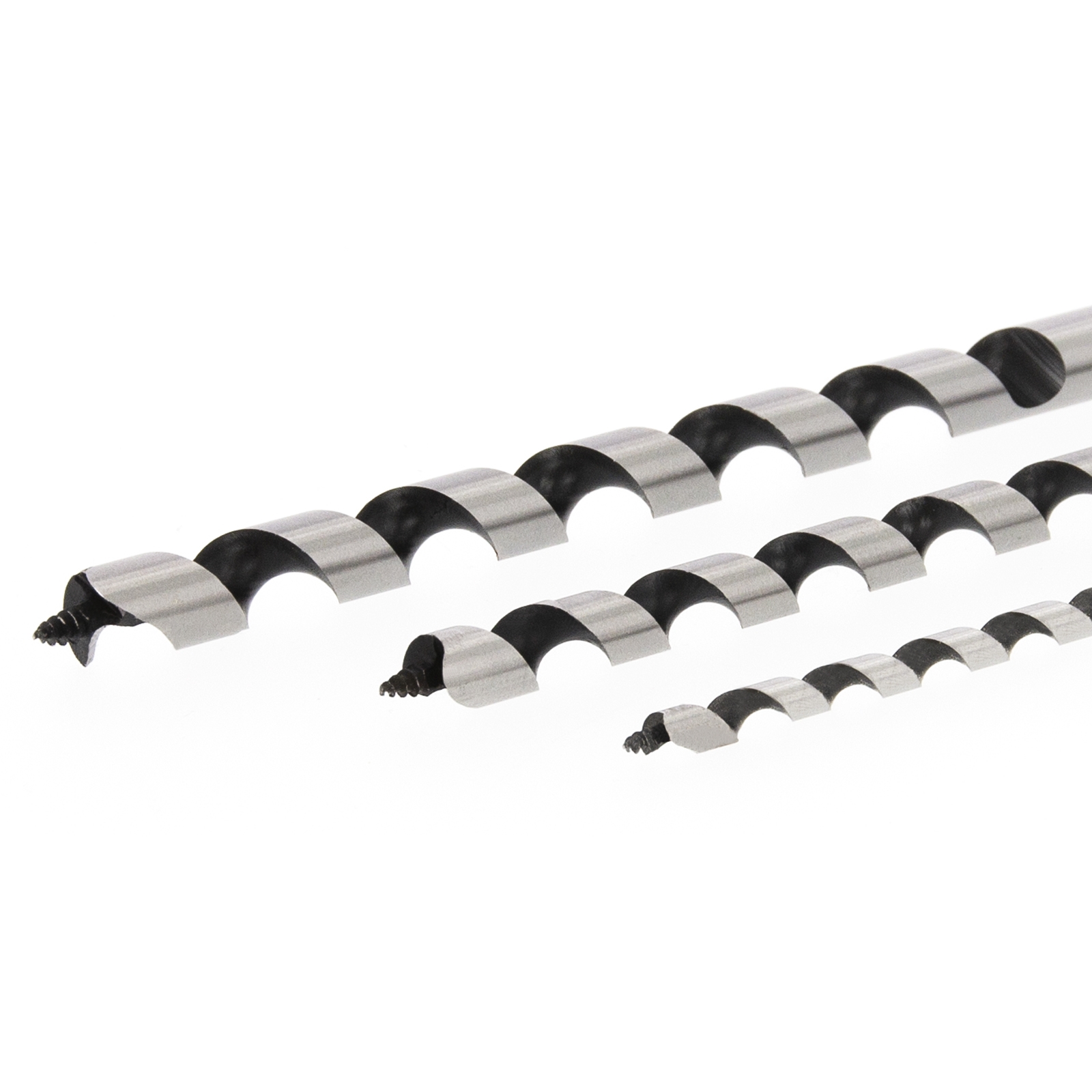 1 x Alfa Schlangenbohrer mit Zentrierspitze aus Chrom-Vanadium Stahl | 460 mm x 12 mm | für eine optimale Spanabfuhr