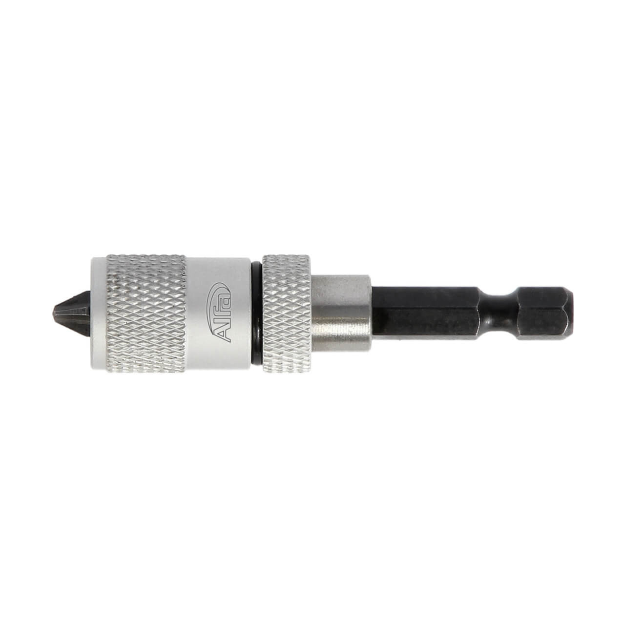 Alfa Magnet-Bithalter Schnellbauschrauben | Profi Magnet-Bithalter mit Edelstahlhülse | Robuste Edelstahlhülse | Universell | Chrom-Vanadium-Stahl