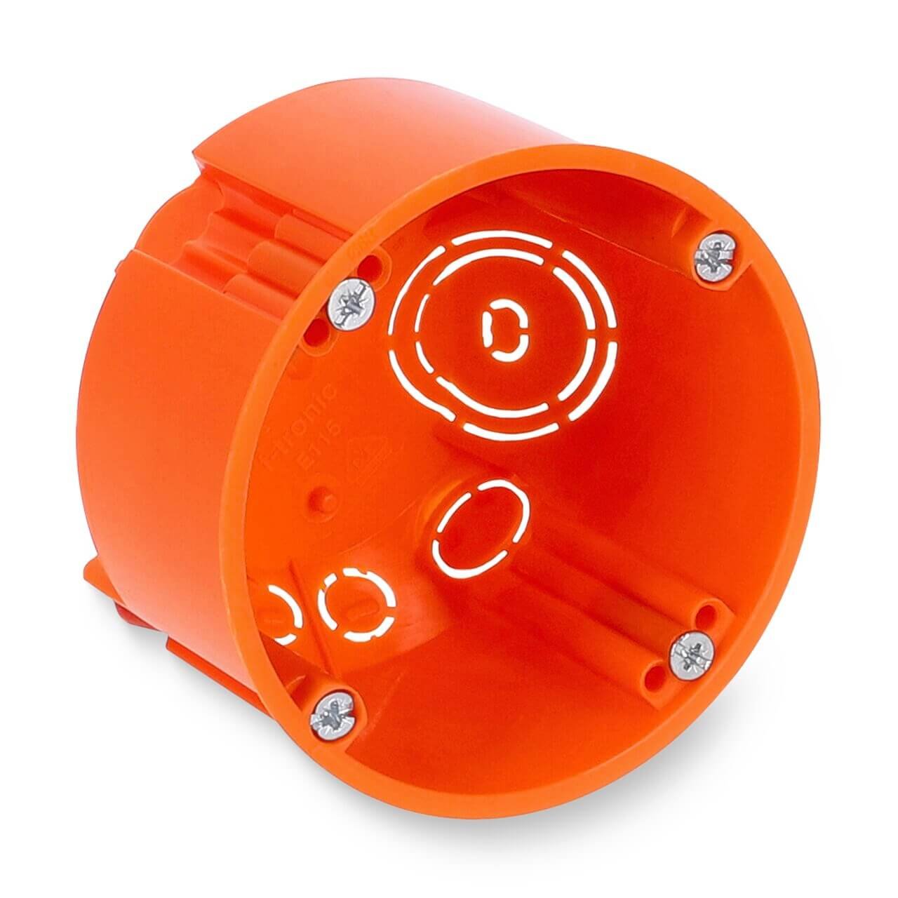 25 x F-Tronic Hohlwandgerätedose | Ø: 68 mm | mit Metallkrallen | Reduziert Kabelquetschungen | zum Einbau von Schaltern und Steckdosen in Hohlwänden 