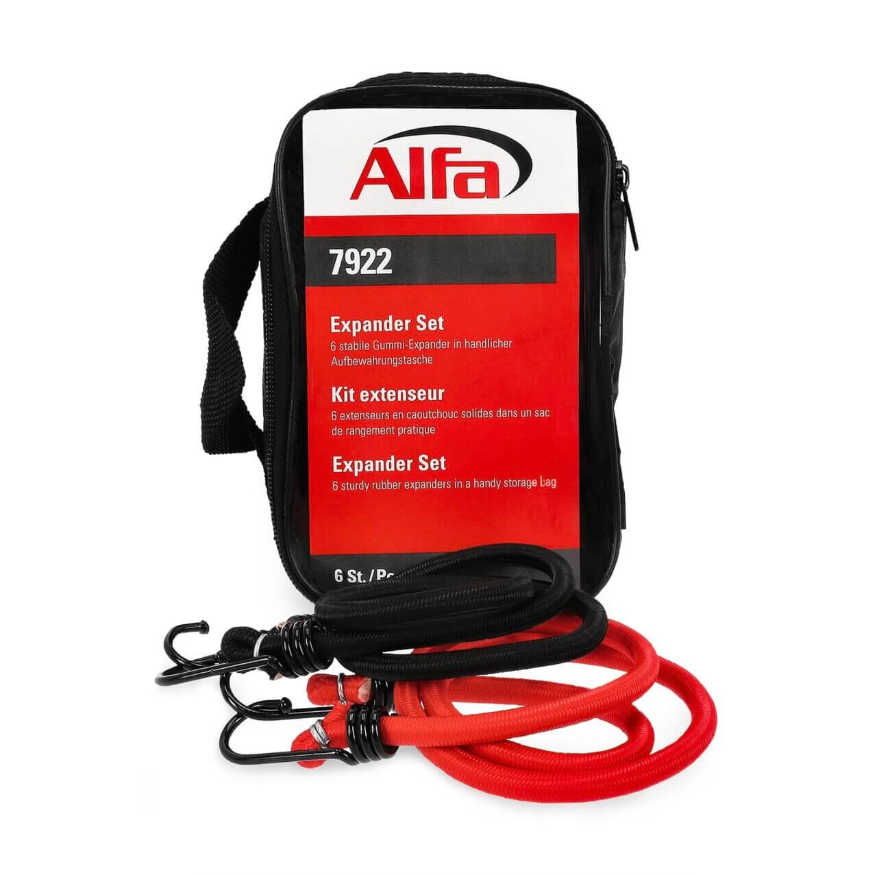 1x Alfa Expander Set | 6-teilig | 8 mm x 80 mm | universelle Befestigung, vielseitig einsetzbar | Transportsicherung | in handlicher