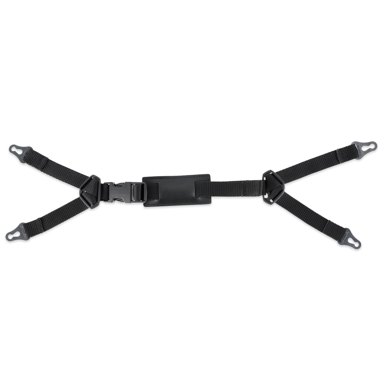 1 x VOSS Kinnriemen mit 4-Punkt-Aufhängung | Mit Schnellverschluss | ideale Ergänzung zu den Alfa Arbeitshelmen