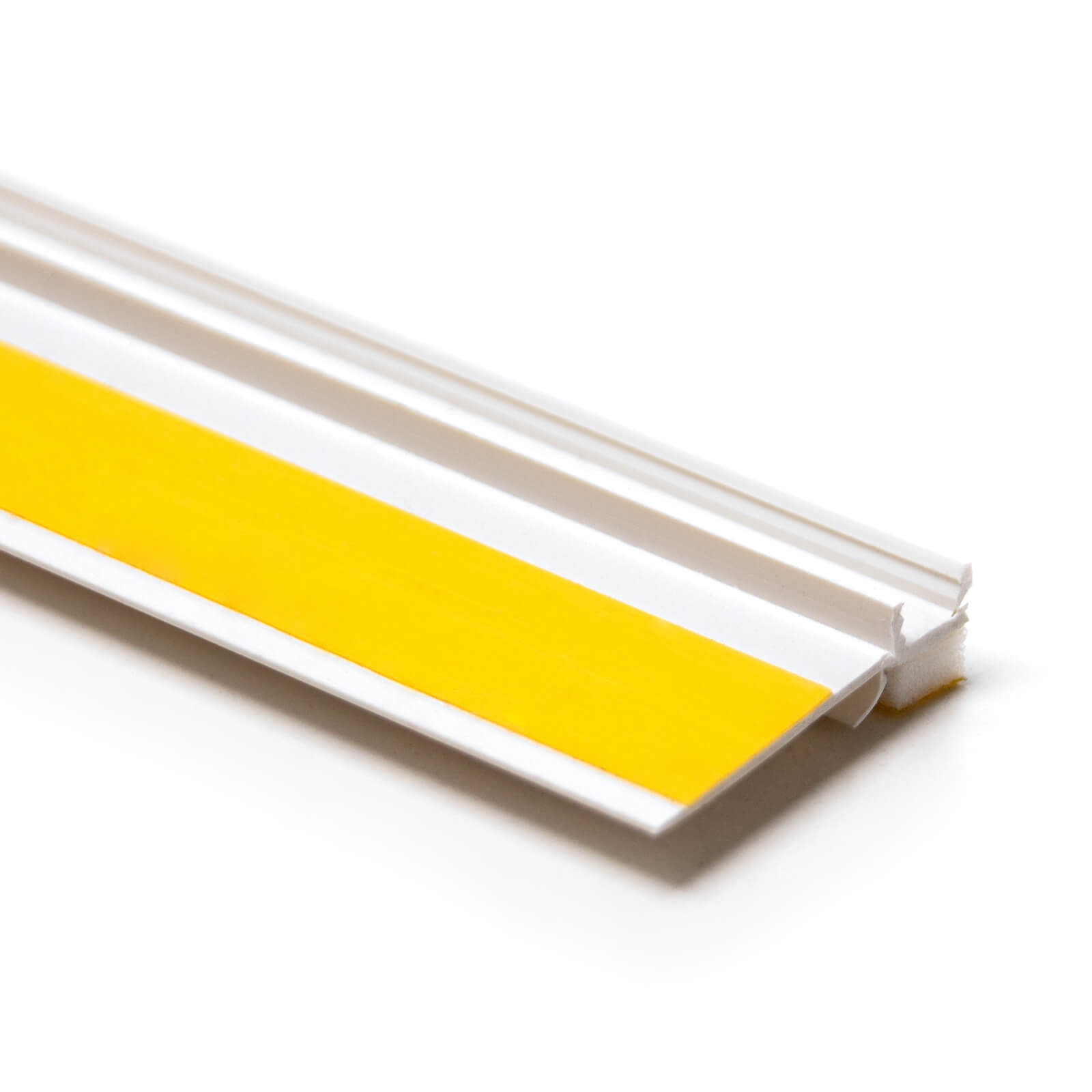 60x Alfa Anputzleiste „L“ | 9 mm x 2,6 m | Abzugskante & Schutzlippe | selbstklebendes Schaumstoffband | für innen und außen | exakte, lot- und