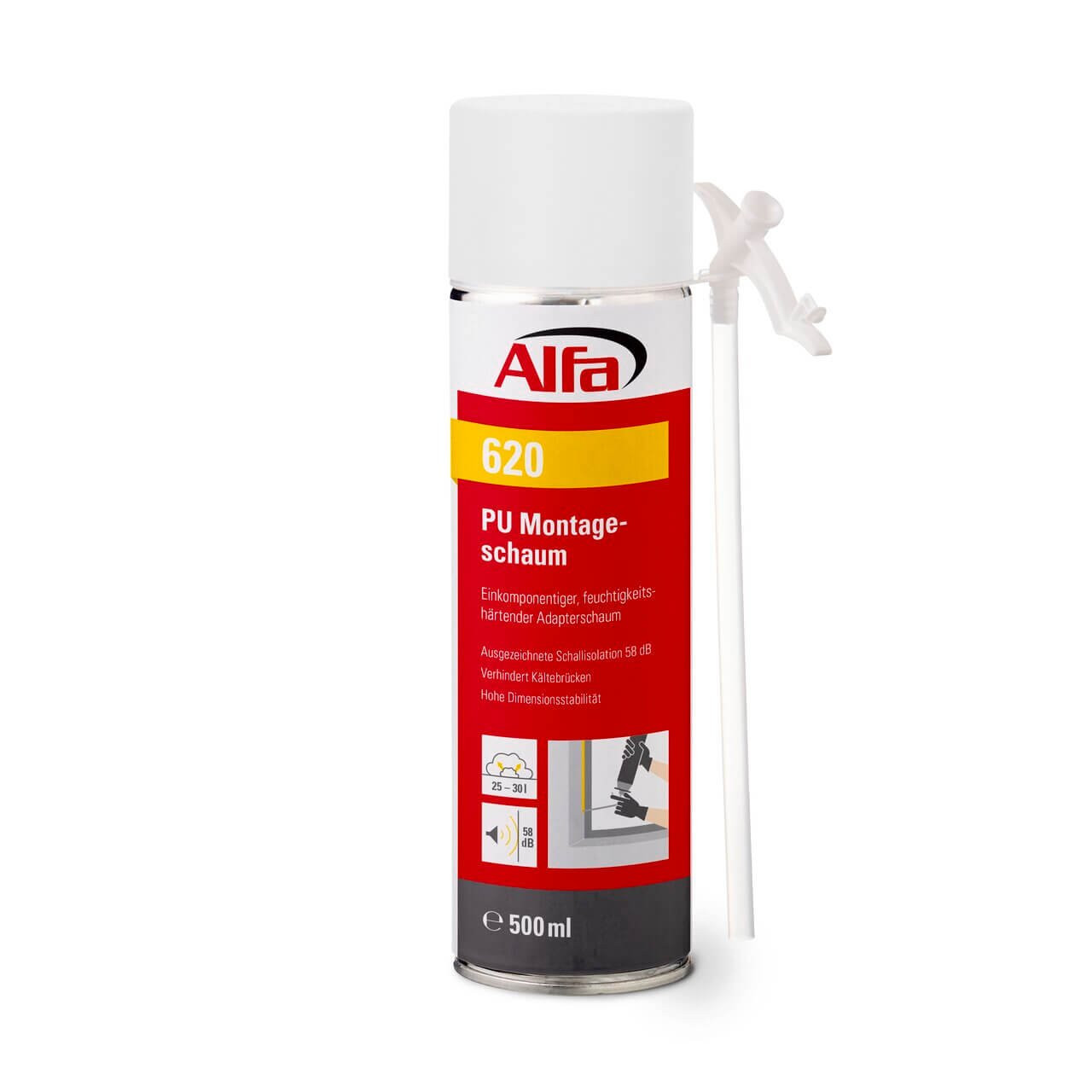 620 Alfa PU-Montageschaum (1K) 