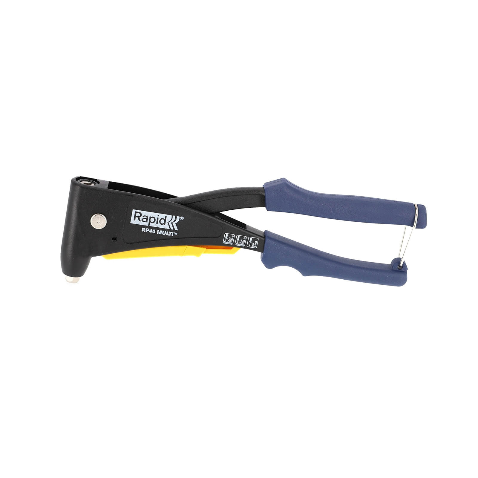 Rapid RP100 Multi Blindnietzange – Kraftsparend Mit Universalmundstück Für 3,2 Bis 4,8 Mm Nieten