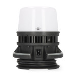 Kompakter Profi Hybrid 360° LED‑Baustrahler mit 10000 Lumen