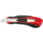 Cuttermesser PROFI mit Metall-Klingenführung und Anti-Rutsch beschichtetem Griff