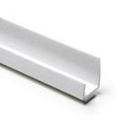 Einfassprofil aus schlagzähem Hart-PVC mit Schaumband