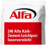 246 Alfa Kalk-Zement-Leichtputz - faserverstärkt