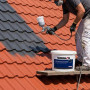 Wasserabweisende Reinacrylat Dachbeschichtung für Dachziegel