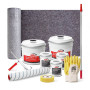 Alfa Wand- und Bodenbeschichtungs-Set mit Abklebezubehör ideal für 20m²