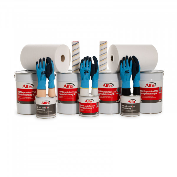 8052 Alfa proteXos Flachdach-Set 20 m² + Zubehör