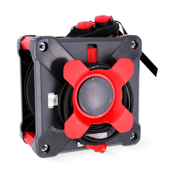Extrem robuste Kabeltrommel mit Powerblock