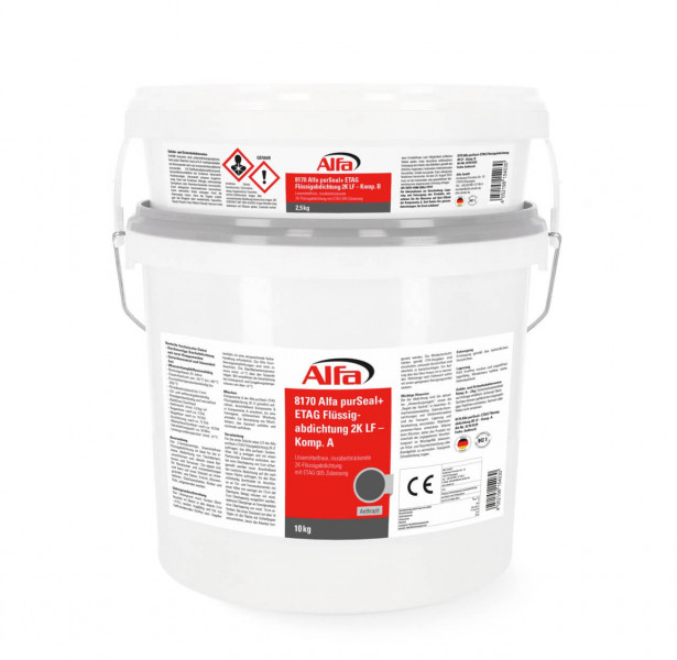 8170 Alfa purSeal+ ETAG Flüssigabdichtung 2K LF