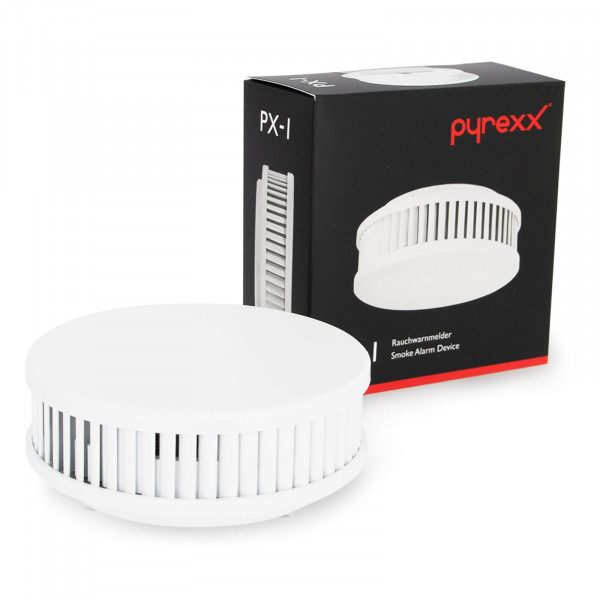 Pyrexx PX-1 Rauchmelder mit Magnet Klebepad 