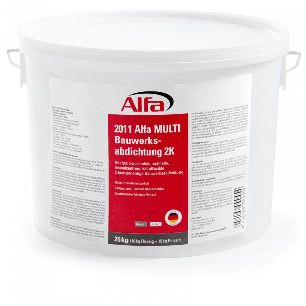 2011 Alfa MULTI Bauwerksabdichtung 2K 2011 Alfa MULTI Bauwerksabdichtung 2K