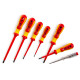 Ergonomischer 2K-VDE Schraubendreher Set 7 tlg. nach VDE0682 Teil 201, IEC 60900
