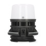 Kompakter Profi Hybrid 360° LED‑Baustrahler mit 10000 Lumen