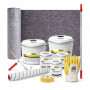 AXOL Wand- und Bodenbeschichtungs-Set mit Abklebezubehör ideal für 20m²