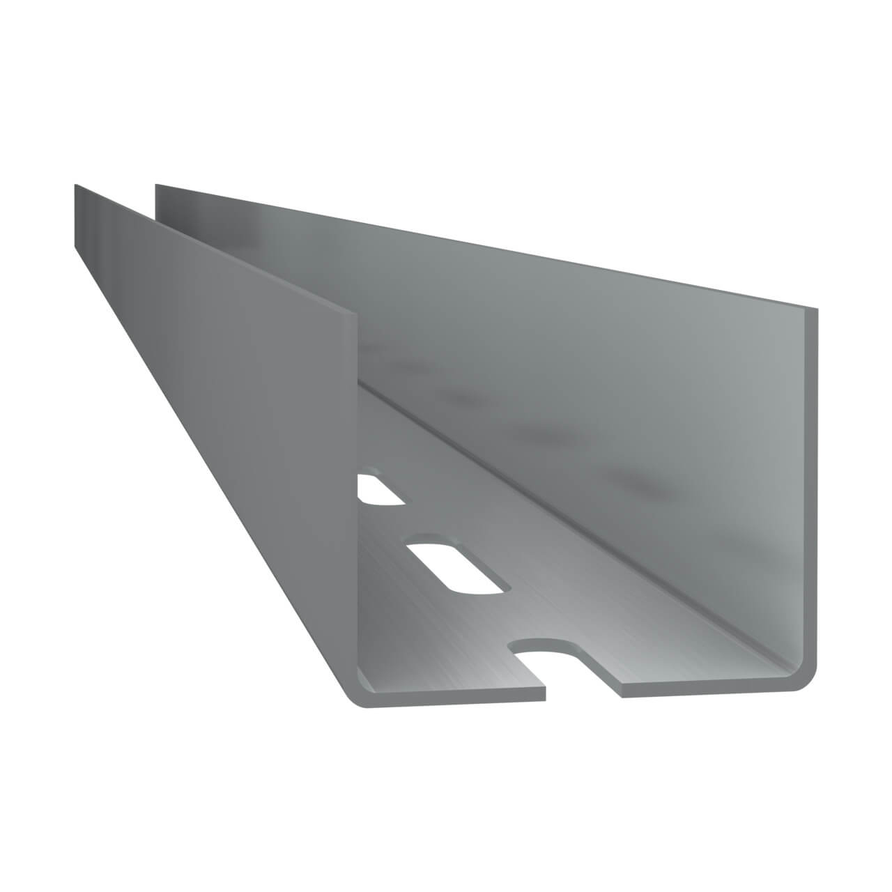 2x König UA-Profil | 75 mm x 40 mm x 2,6 m | Aussteifungsprofil | Verzinktes Stahlblech mit Langlöchern | zum Erstellen von verstärkten