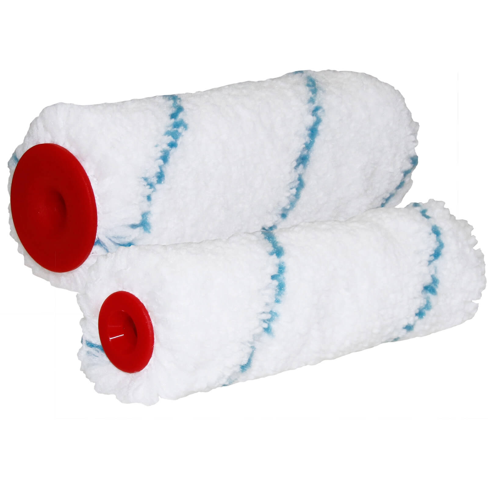 40 x Alfa Mikrofaser Heizkörperwalze | 10 cm | perfekt für die Ecken bei Überkopfarbeiten geeignet | speziell bei glatten Untergründen mit Wand-,