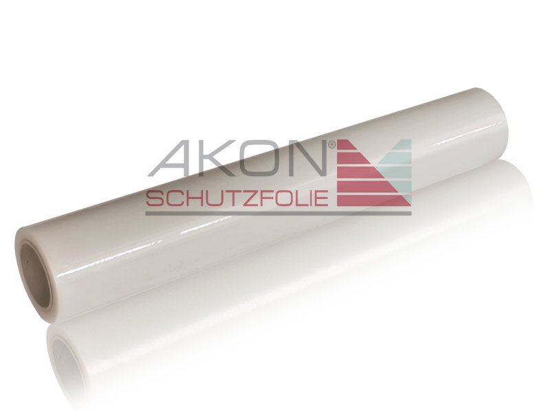 1x Teppichschutzfolie ASF | 70μm | 1000 mm x 100 m | Selbstklebende Schutzfolie transparent | zuverlässiger Bodenschutz | vollflächig klebend | für