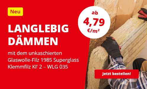 Klemmfilz zum Hammerpreis