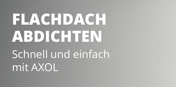 Flachdachabdichtungen selber machen