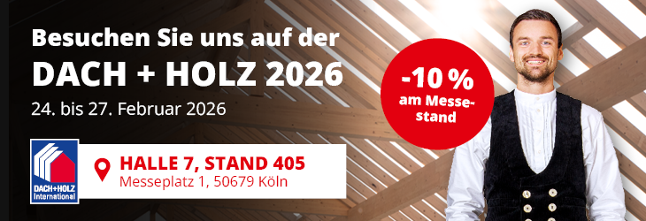 DACH+HOLZ 2026 Banner Mobil