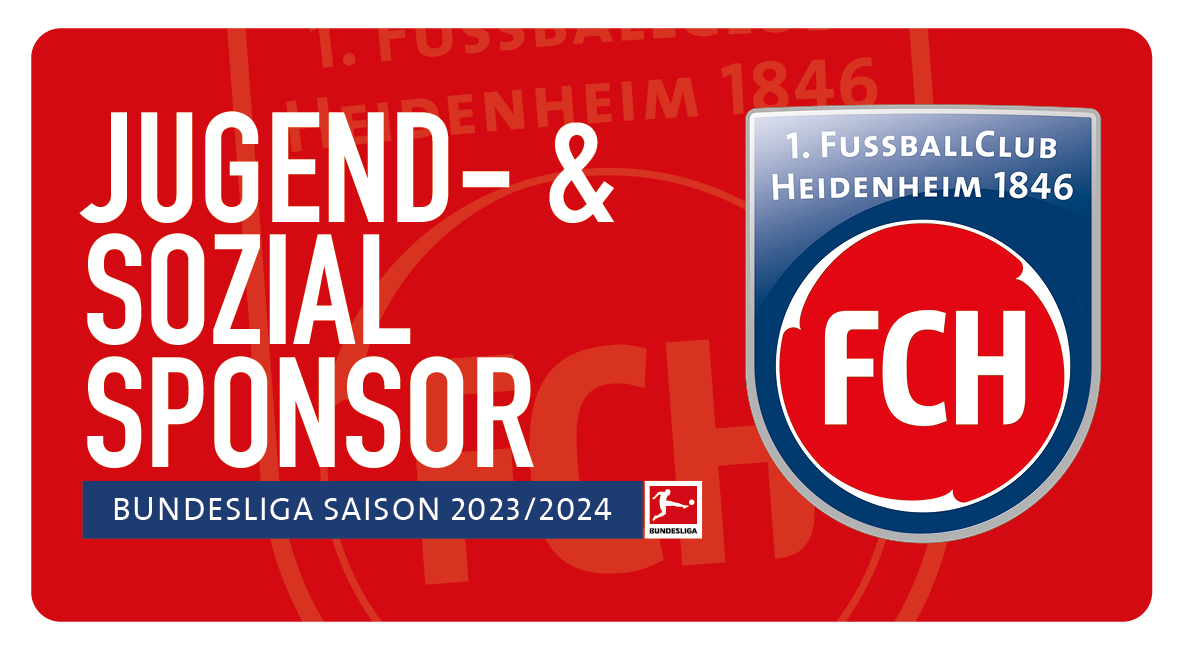 Die Alfa GmbH ist offizieller jugend- & Sozialsponsor des 1. FC Heidenheim